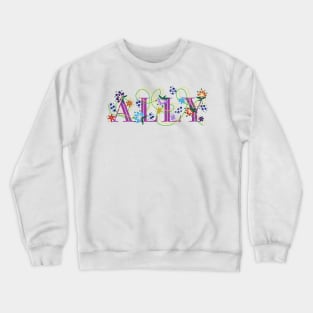 Ally Shirt Crewneck Sweatshirt